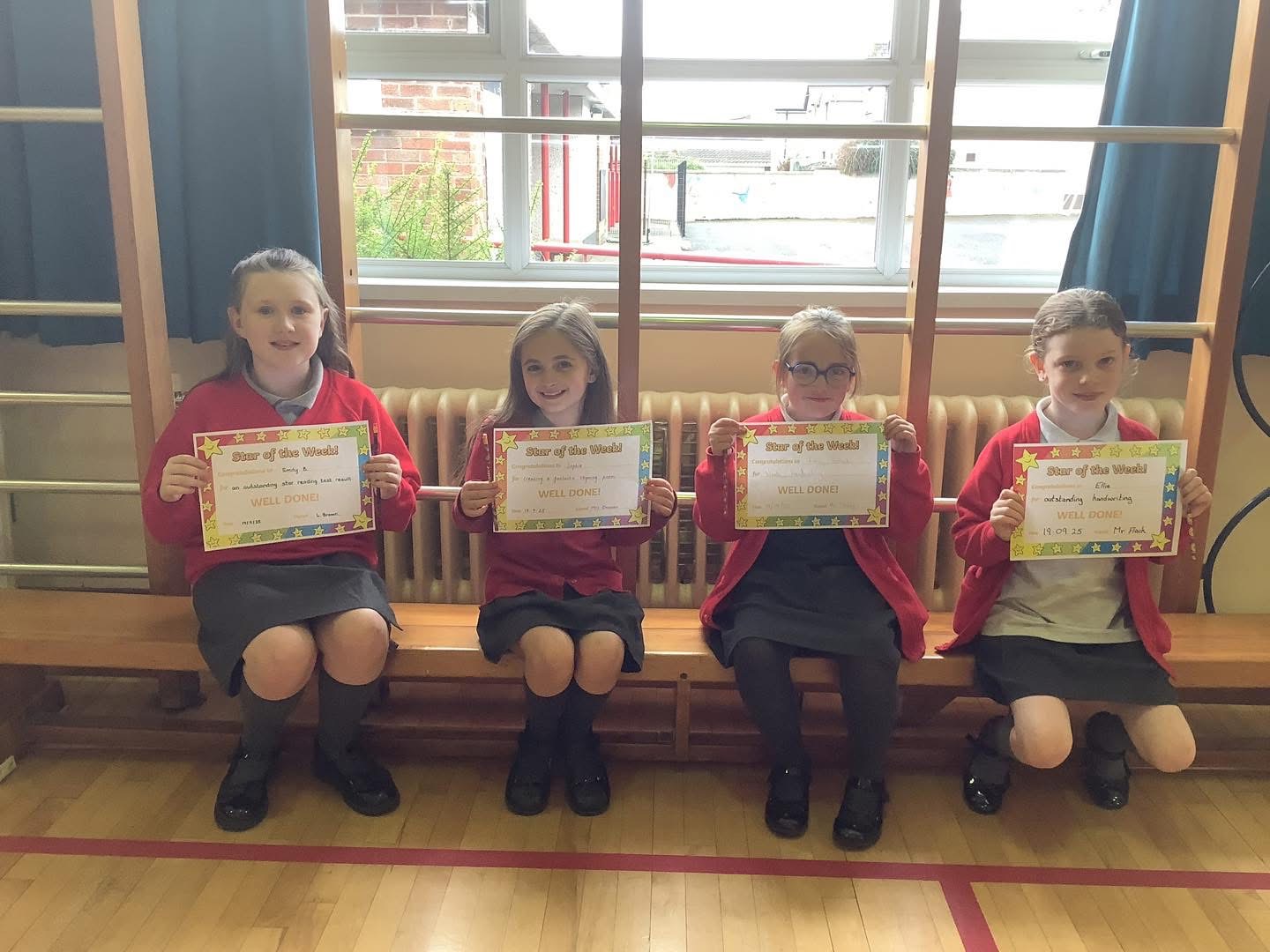 Stars of the Week! Well done to all ☺️ (19/9/25) 