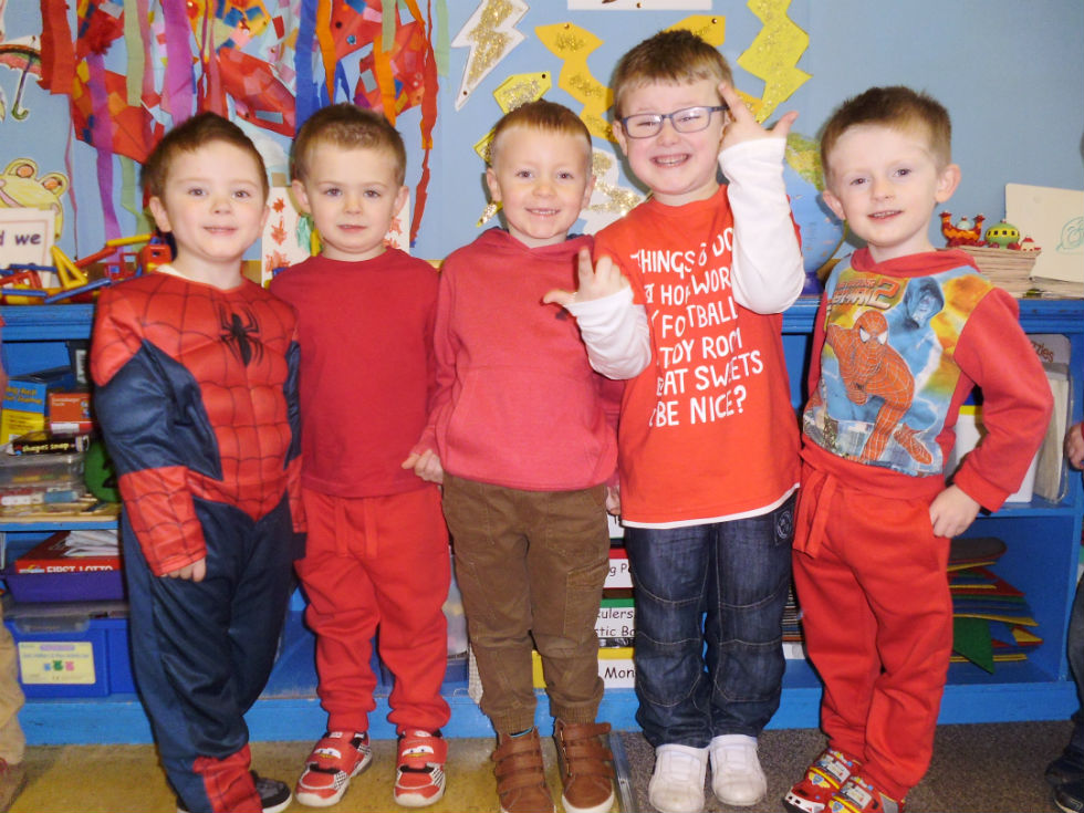 British Heart Foundation - Wear Red Day in P1/2
