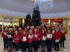 School Choir Carol Singing - Meadowlane Shopping Centre